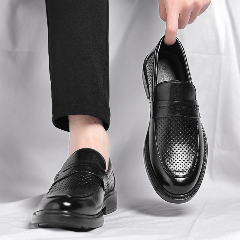 Men's Italian Leather Penny Loafers