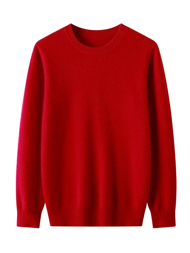 Men's Merino Wool Crew Neck Sweater