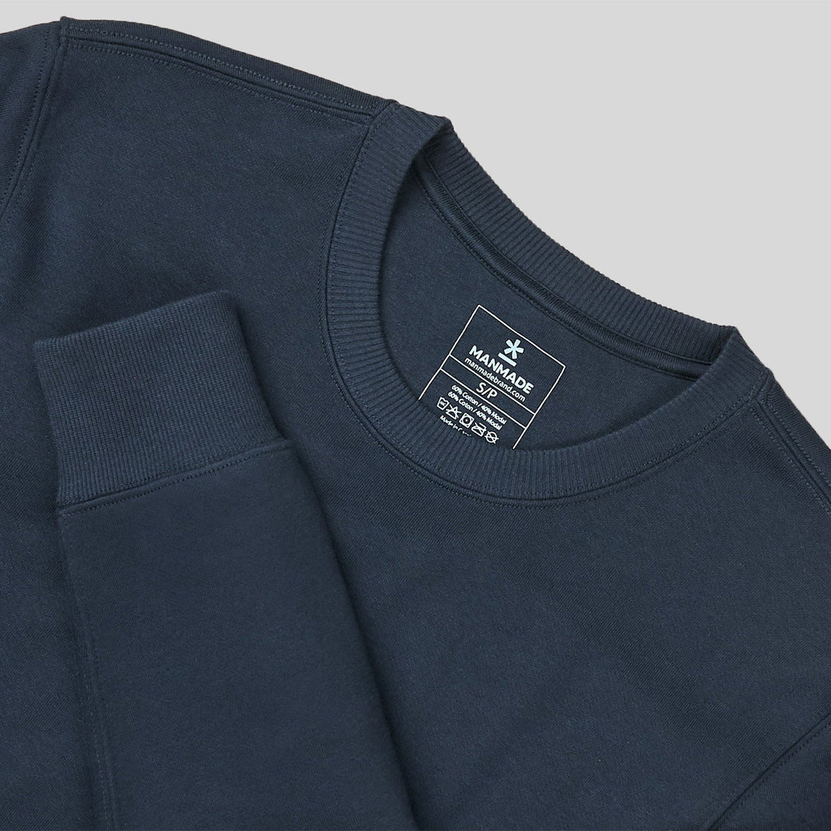 Men's Cotton-Modal Crew Neck Sweater
