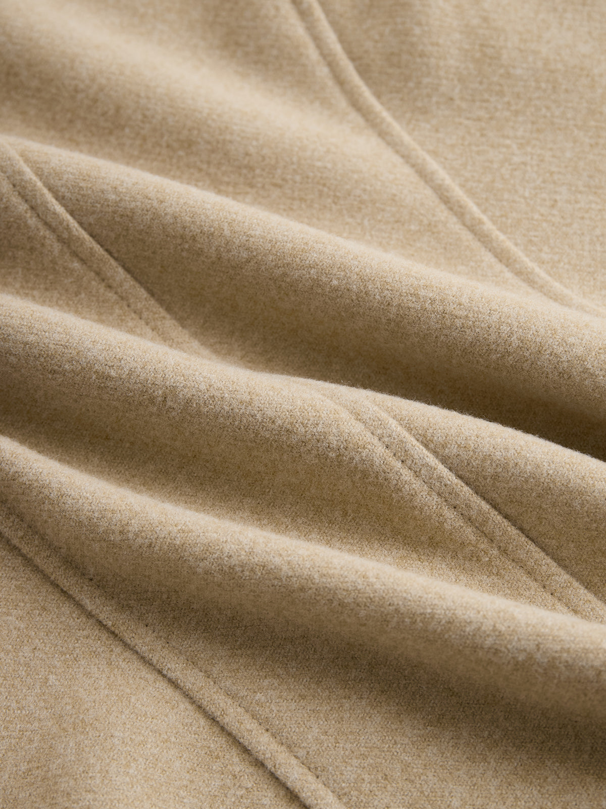 Women's Wool-Blend Stand Collar Coat