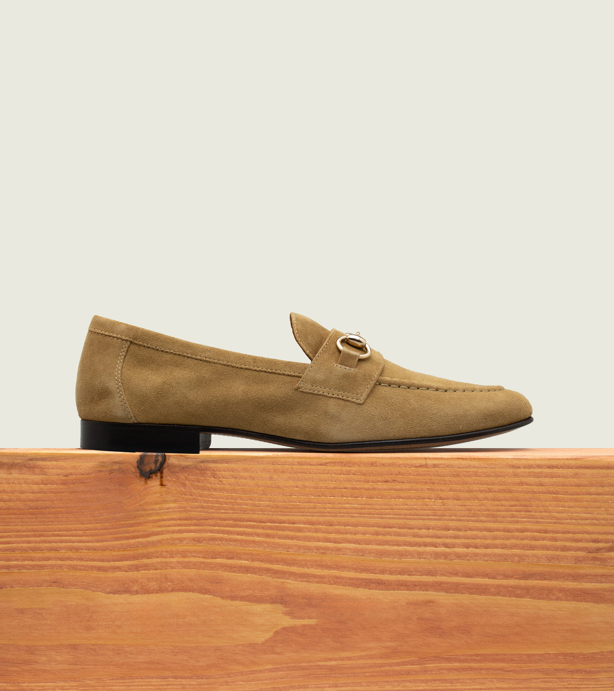 Men's Suede Horsebit Loafers