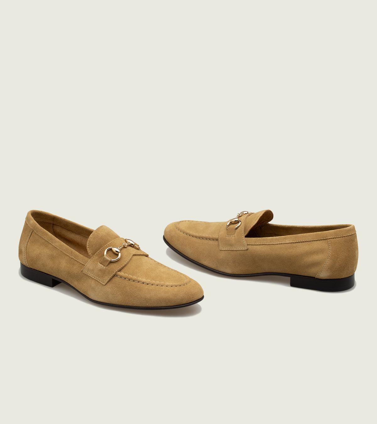 Men's Suede Horsebit Loafers
