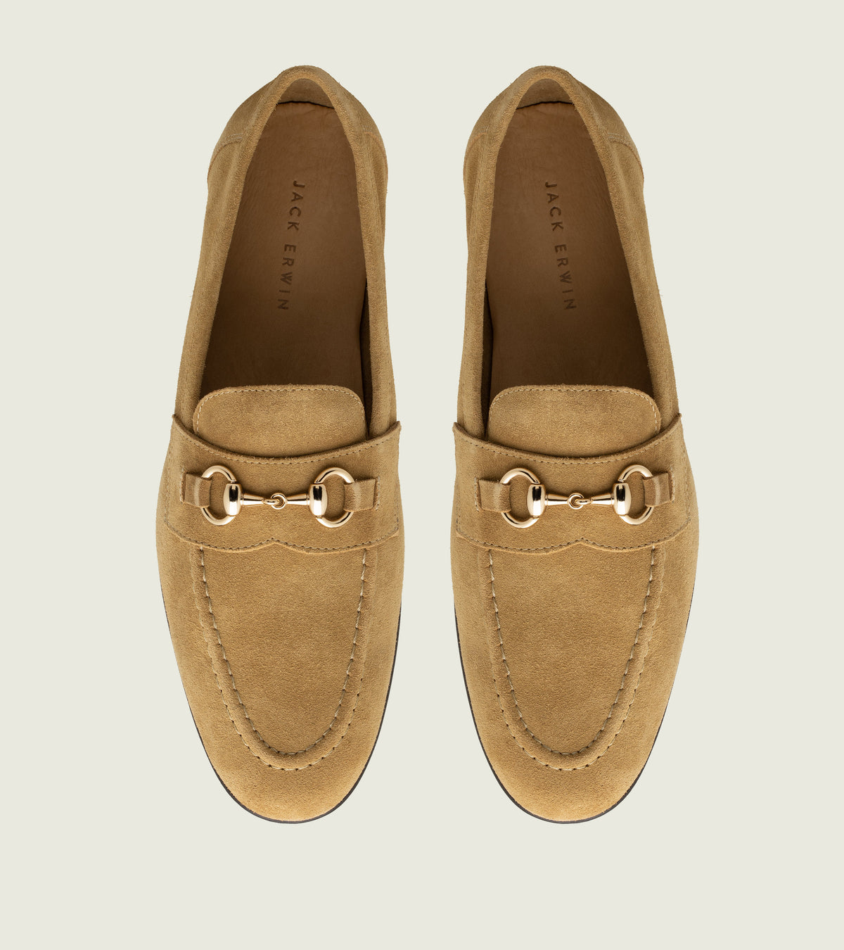 Men's Suede Horsebit Loafers