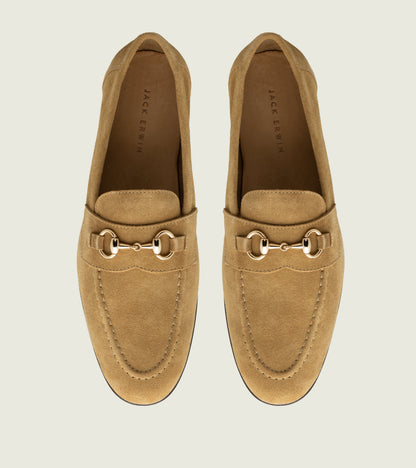 Men's Suede Horsebit Loafers