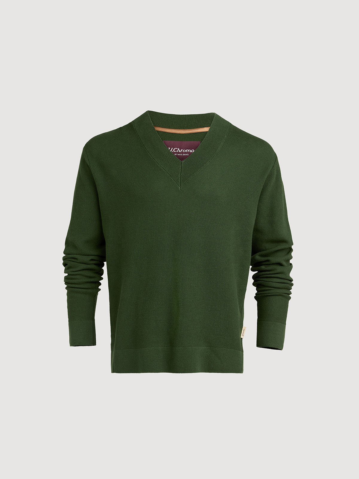 Men's Cashmere-Cotton V-Neck Sweater