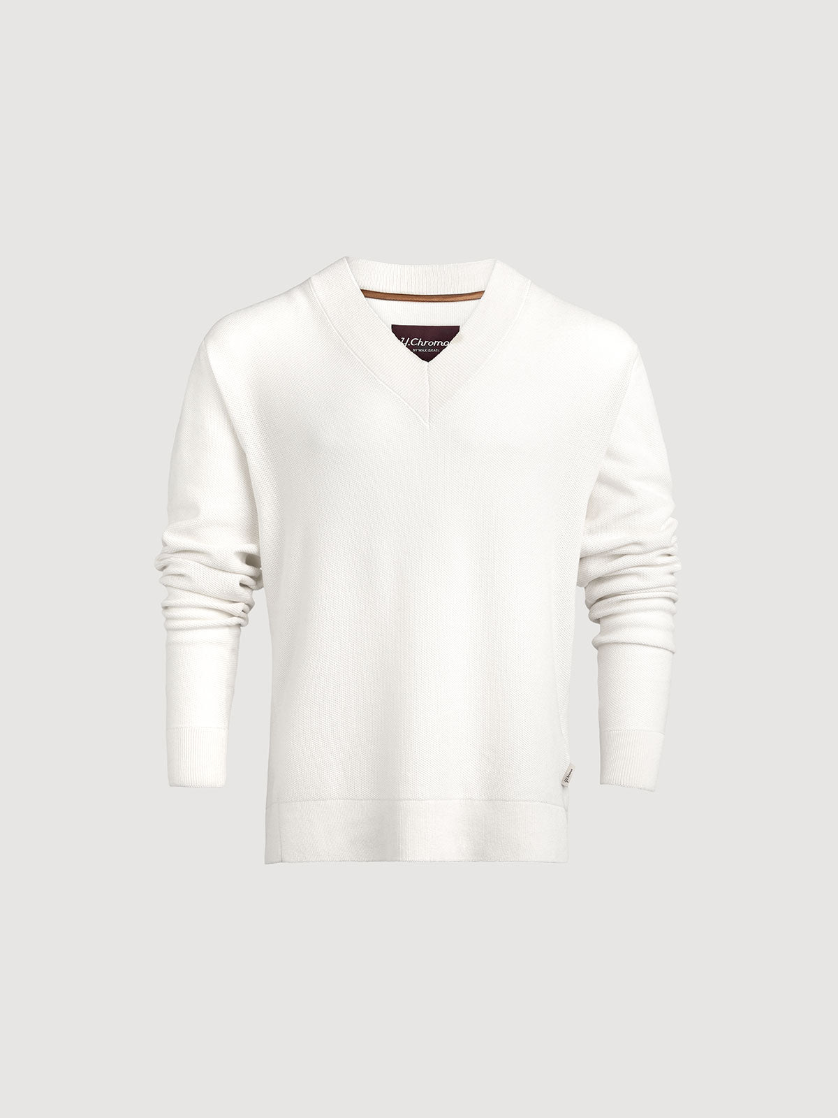 Men's Cashmere-Cotton V-Neck Sweater