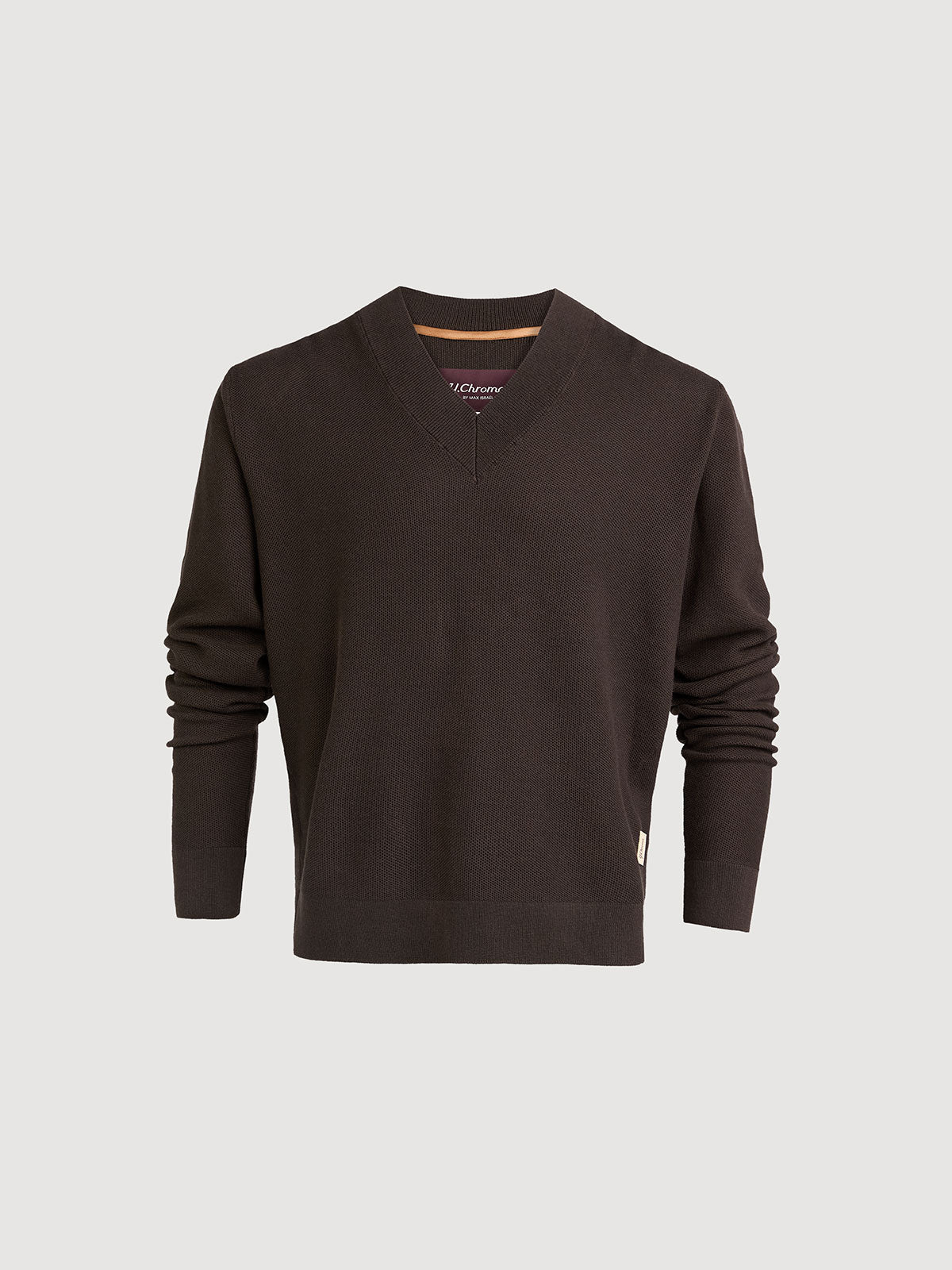 Men's Cashmere-Cotton V-Neck Sweater