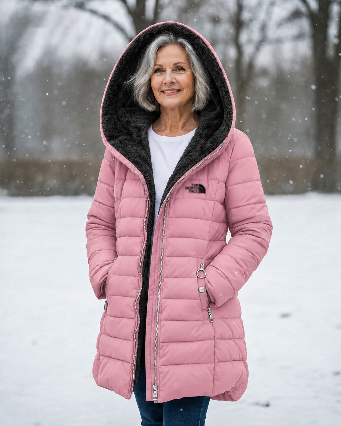Unisex Fleece-Lined Quilted Coat