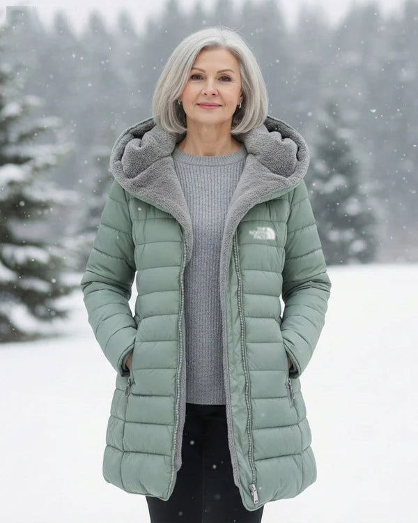 Unisex Fleece-Lined Quilted Coat