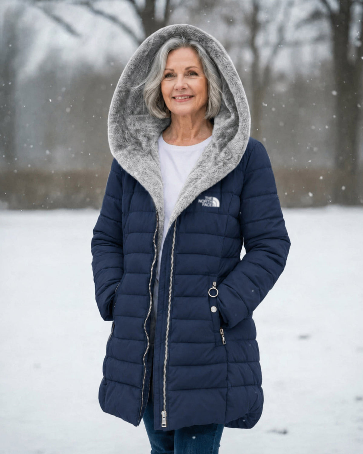 Unisex Fleece-Lined Quilted Coat