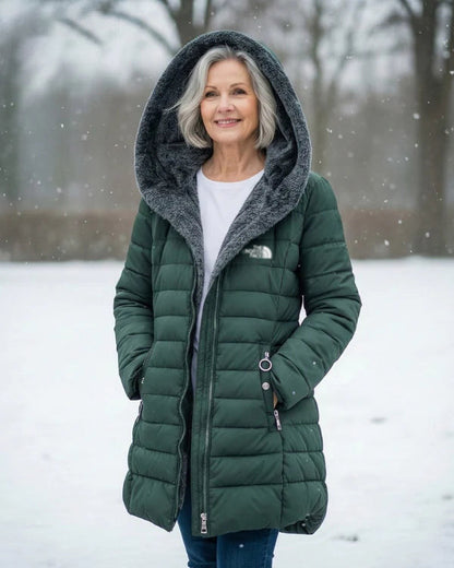 Unisex Fleece-Lined Quilted Coat