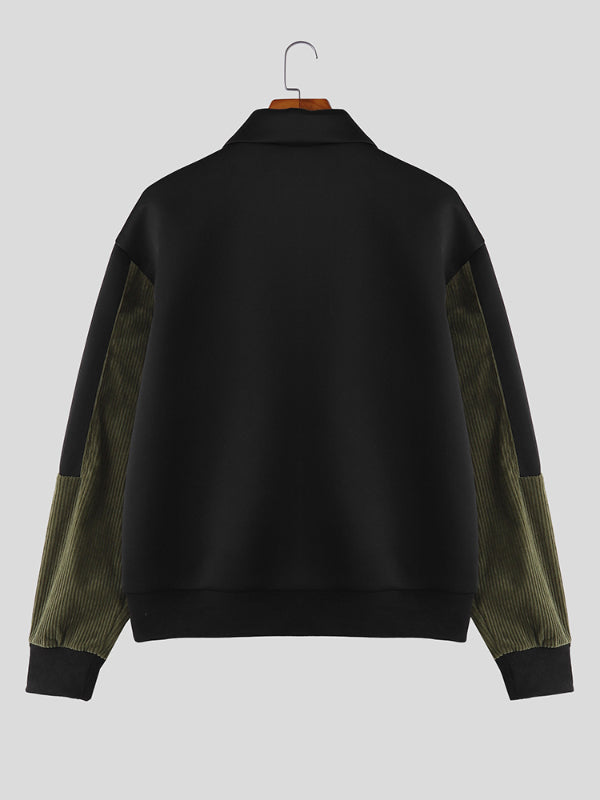 Men's Colorblock Corduroy Jacket