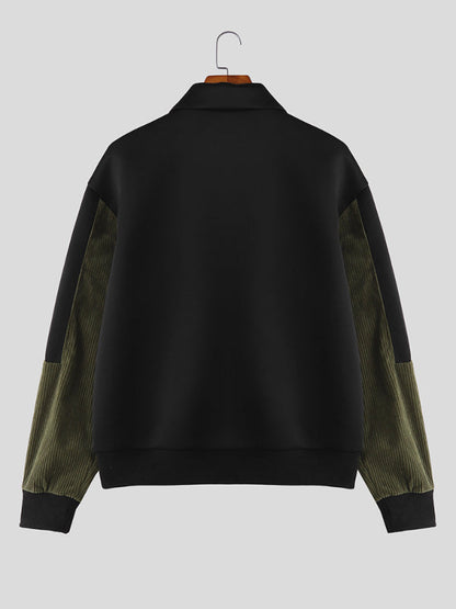 Men's Colorblock Corduroy Jacket