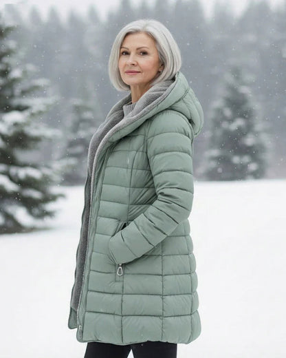 Unisex Fleece-Lined Quilted Coat