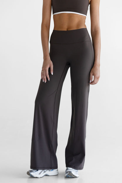 Women's Nylon-Blend Wide Leg Pants