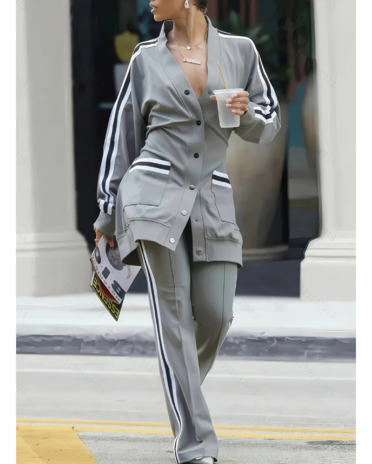 Women's Stretch Blazer and Pant Set