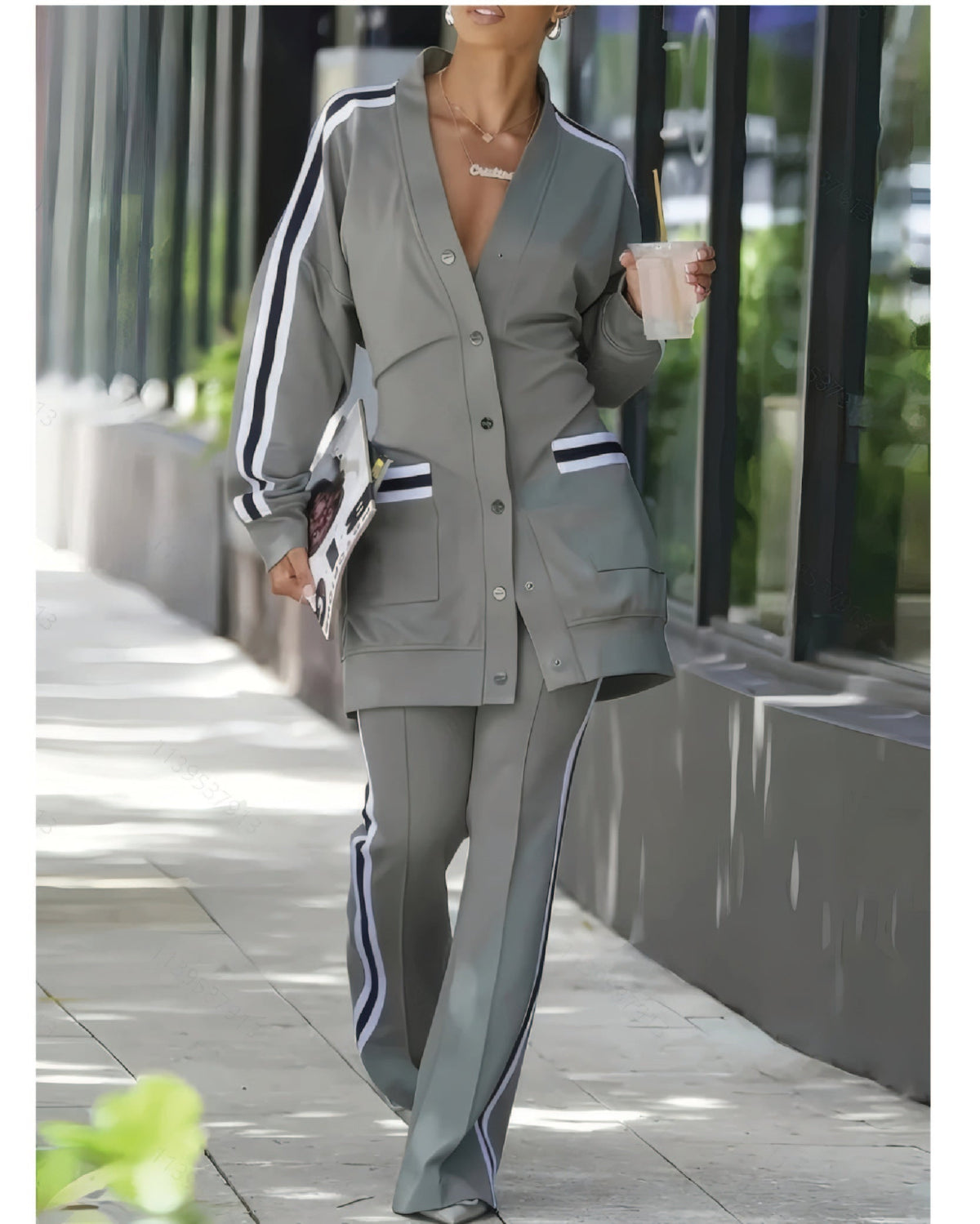 Women's Stretch Blazer and Pant Set