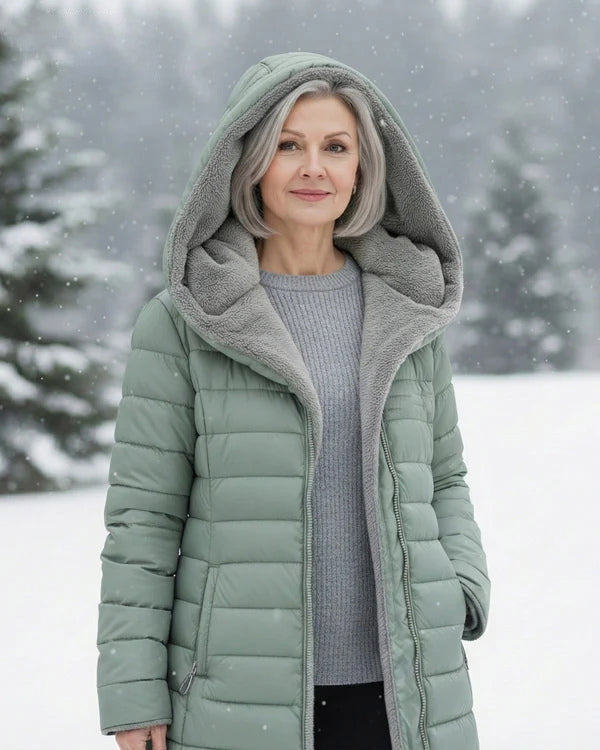 Unisex Fleece-Lined Quilted Coat