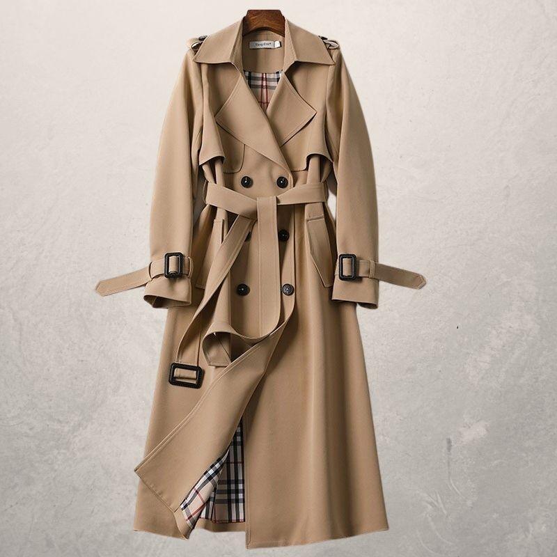 Women's Double Breasted Trench Coat