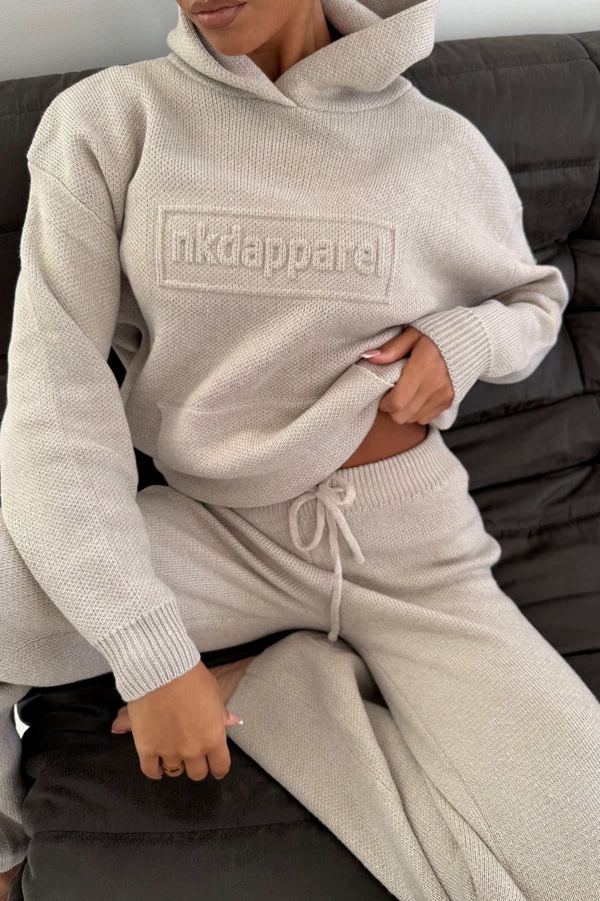 Women's Honeycomb Knit Hoodie
