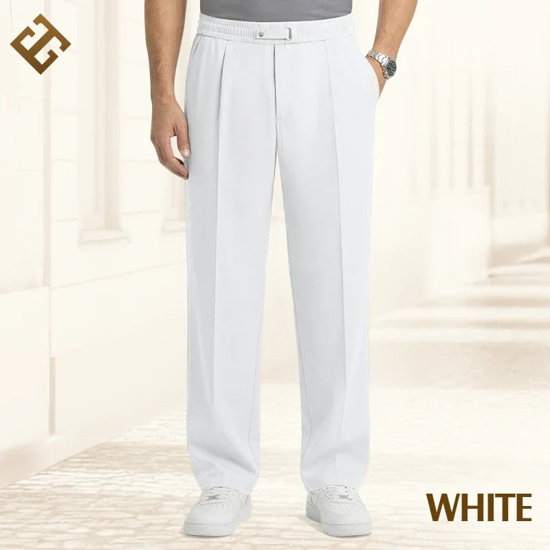 Men's Pull-On Straight-Leg Comfort Pants