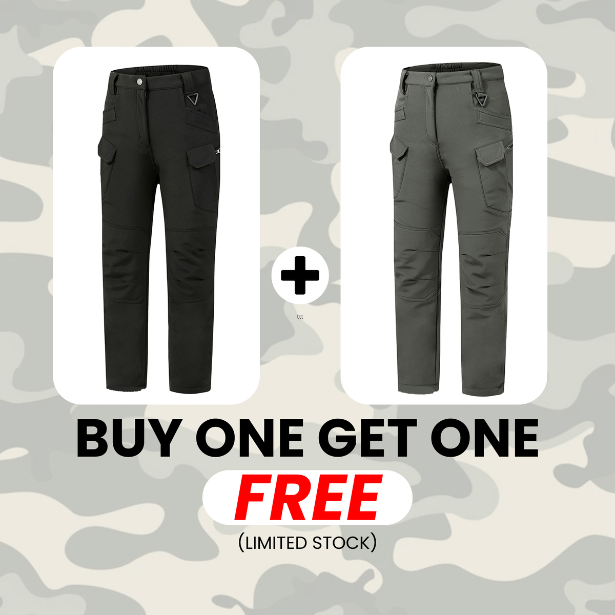 Men's Fleece Lined Waterproof Utility Trousers