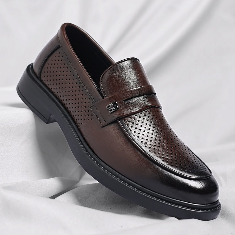 Men's Italian Leather Penny Loafers