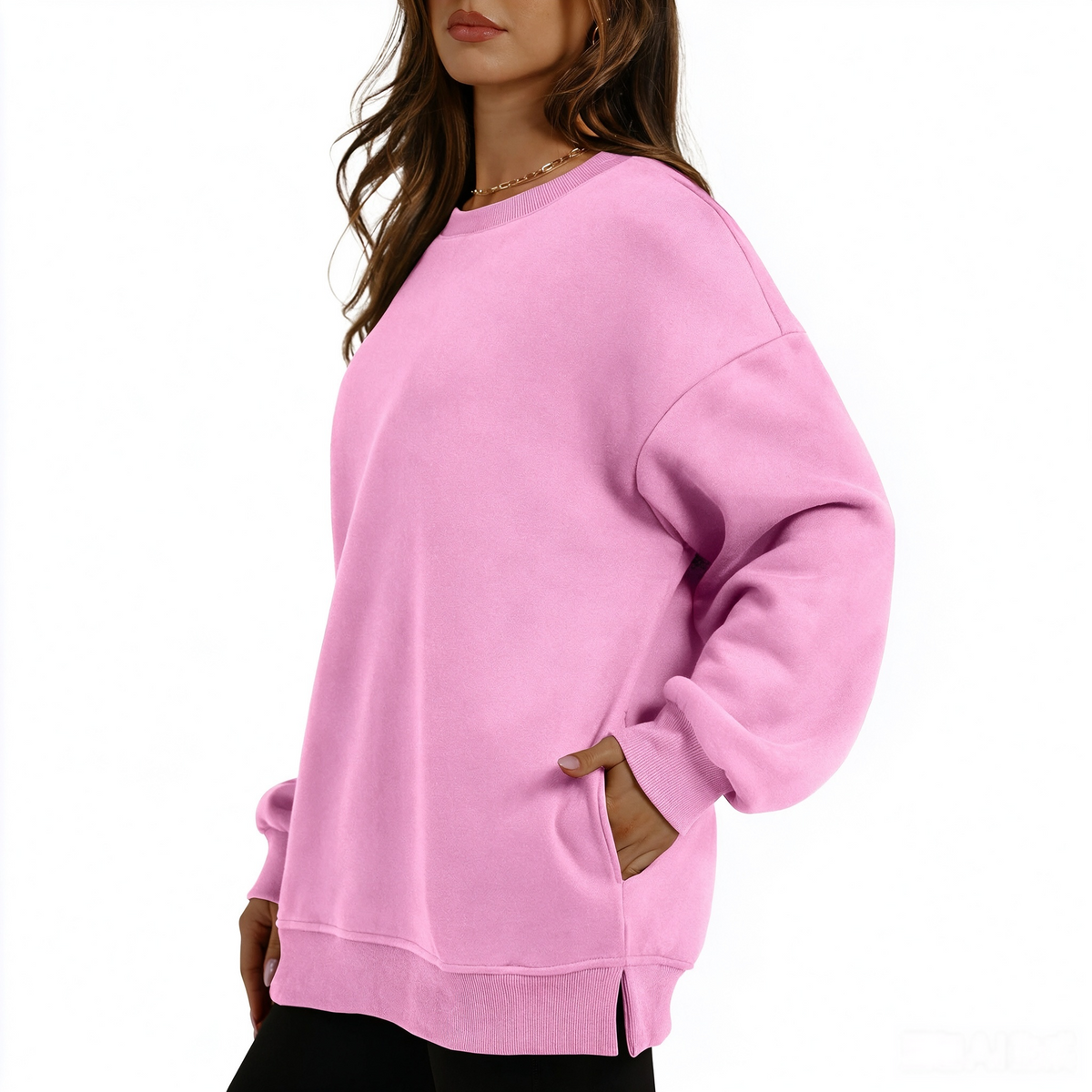 Women's Fleece-Lined Thickened Sweatshirt