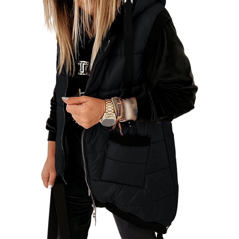 Women's Padded Hooded Puffer Vest