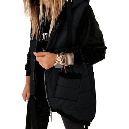 Women's Padded Hooded Puffer Vest