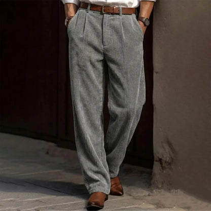 Men's Corduroy Relaxed-Fit Pants