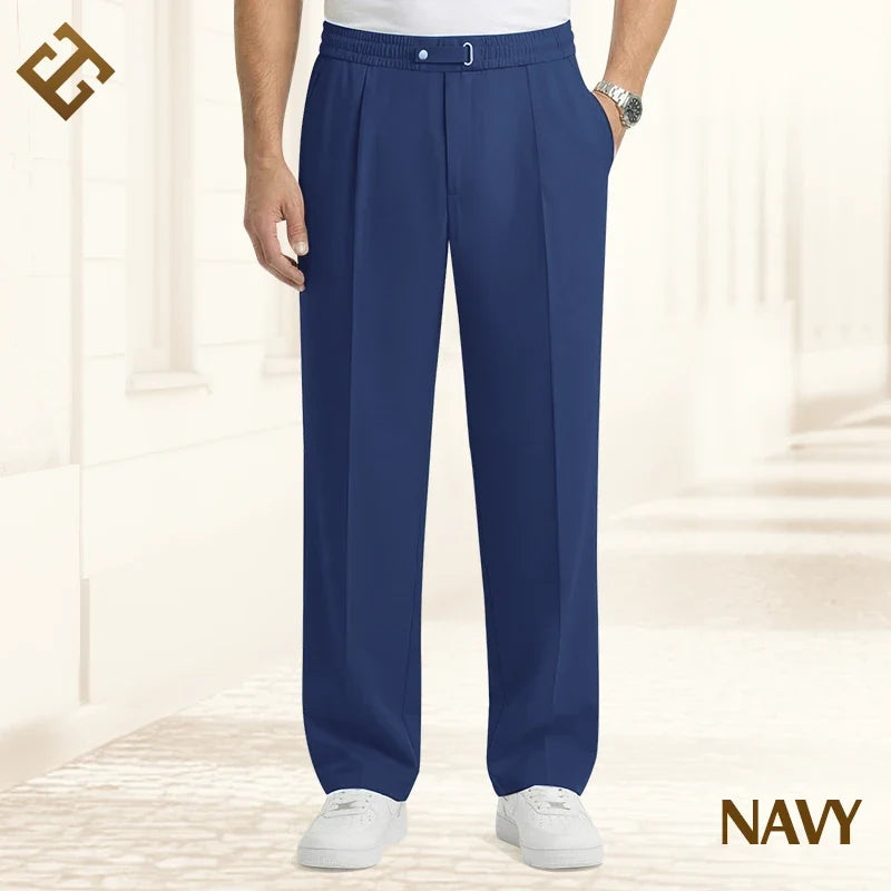 Men's Pull-On Straight-Leg Comfort Pants