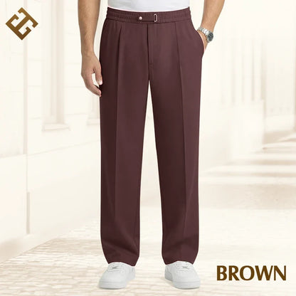 Men's Pull-On Straight-Leg Comfort Pants