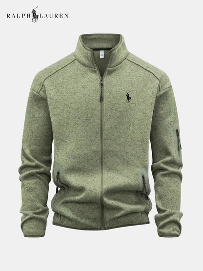 Men's Full-Zip Stand Collar Jacket