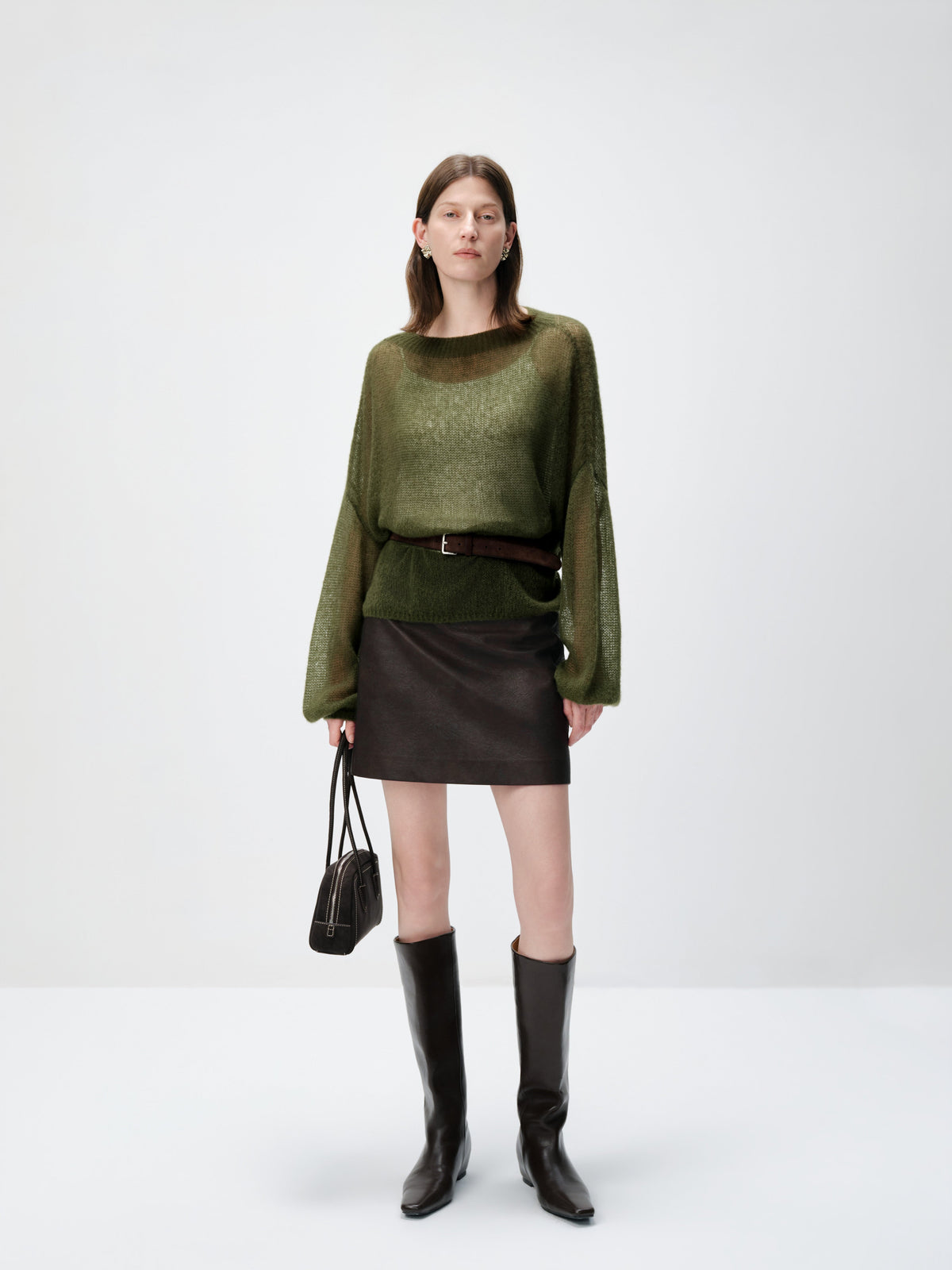 Women's Cashmere-Silk Relaxed Pullover Sweater