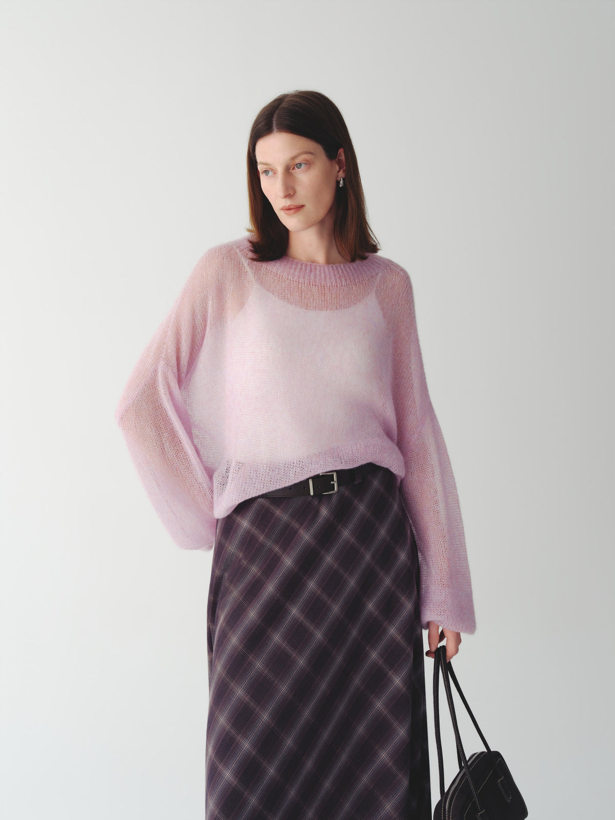 Women's Cashmere-Silk Relaxed Pullover Sweater