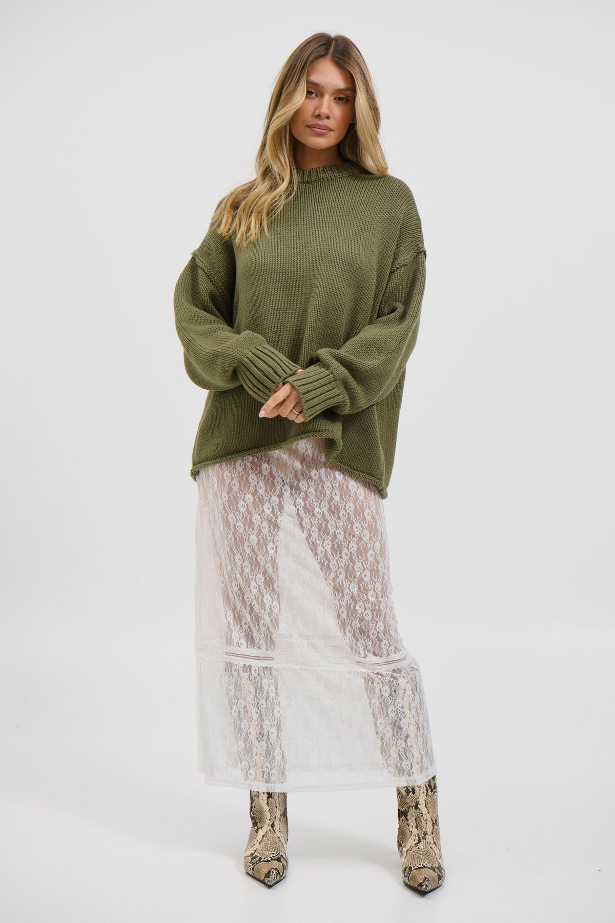 Women's Cotton Knit Jumper