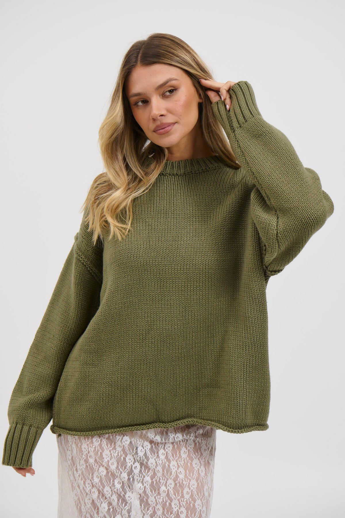 Women's Cotton Knit Jumper
