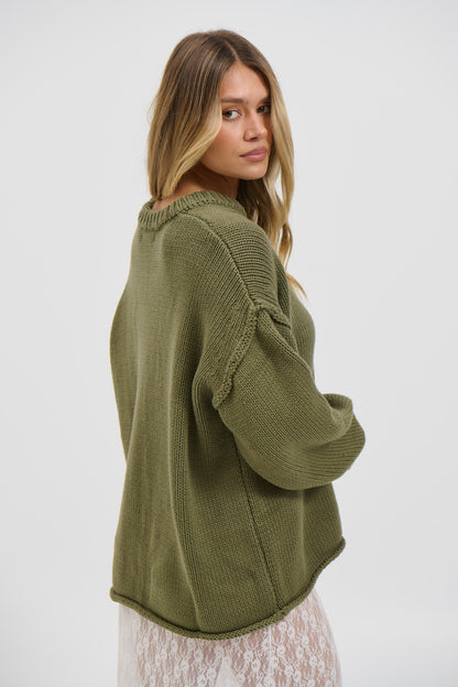 Women's Cotton Knit Jumper