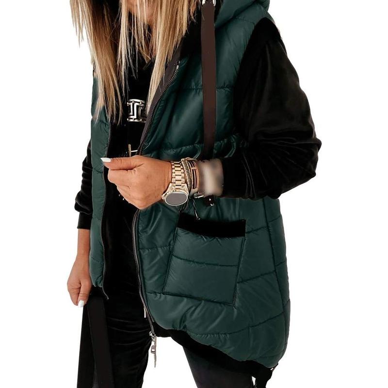 Women's Padded Hooded Puffer Vest