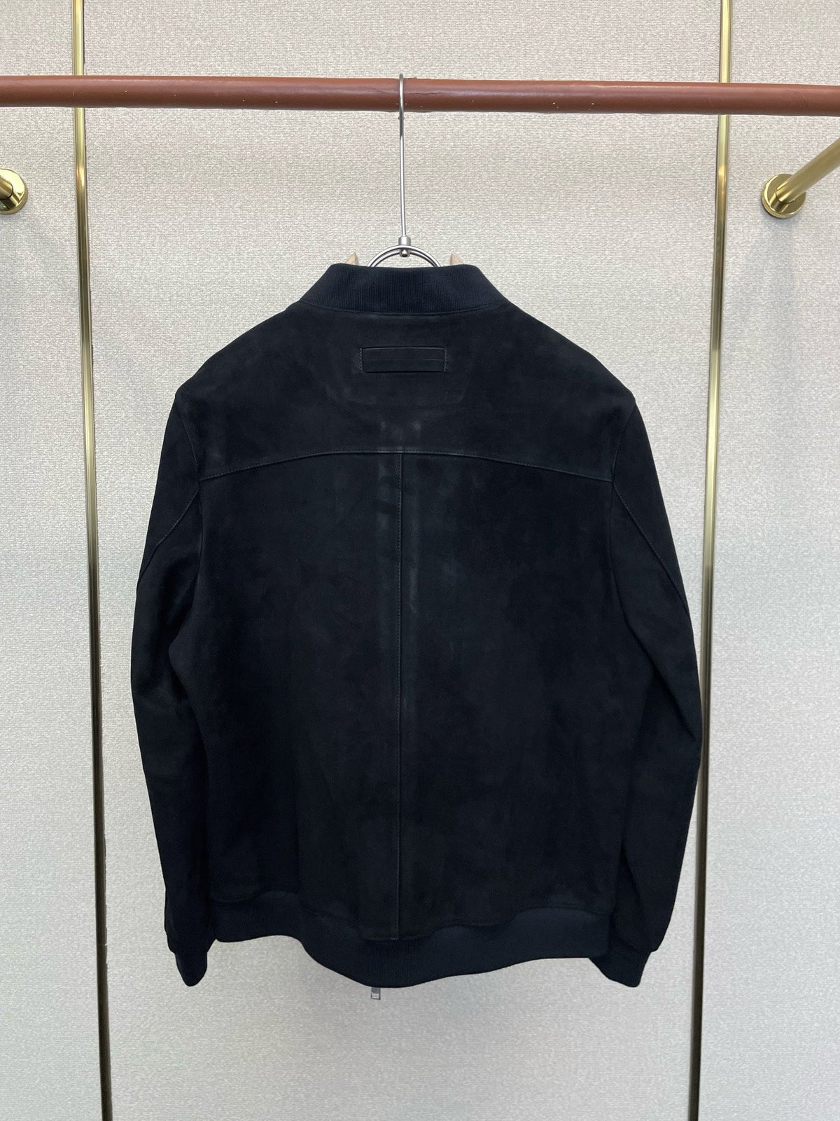 Men's Calfskin Leather Bomber Jacket