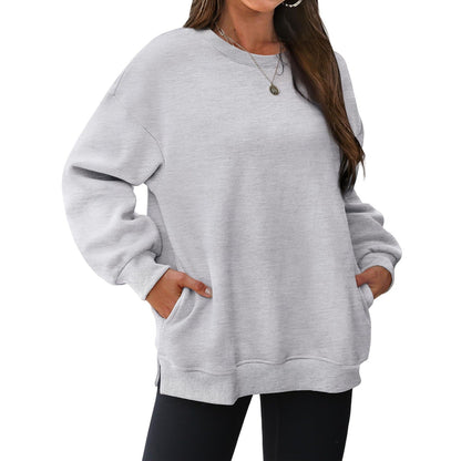 Women's Fleece-Lined Thickened Sweatshirt