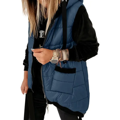 Women's Padded Hooded Puffer Vest