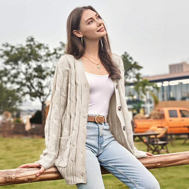 Women's Midi-Length Knit Sweater