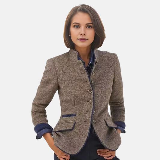 Women's Single-Button Blazer Jacket