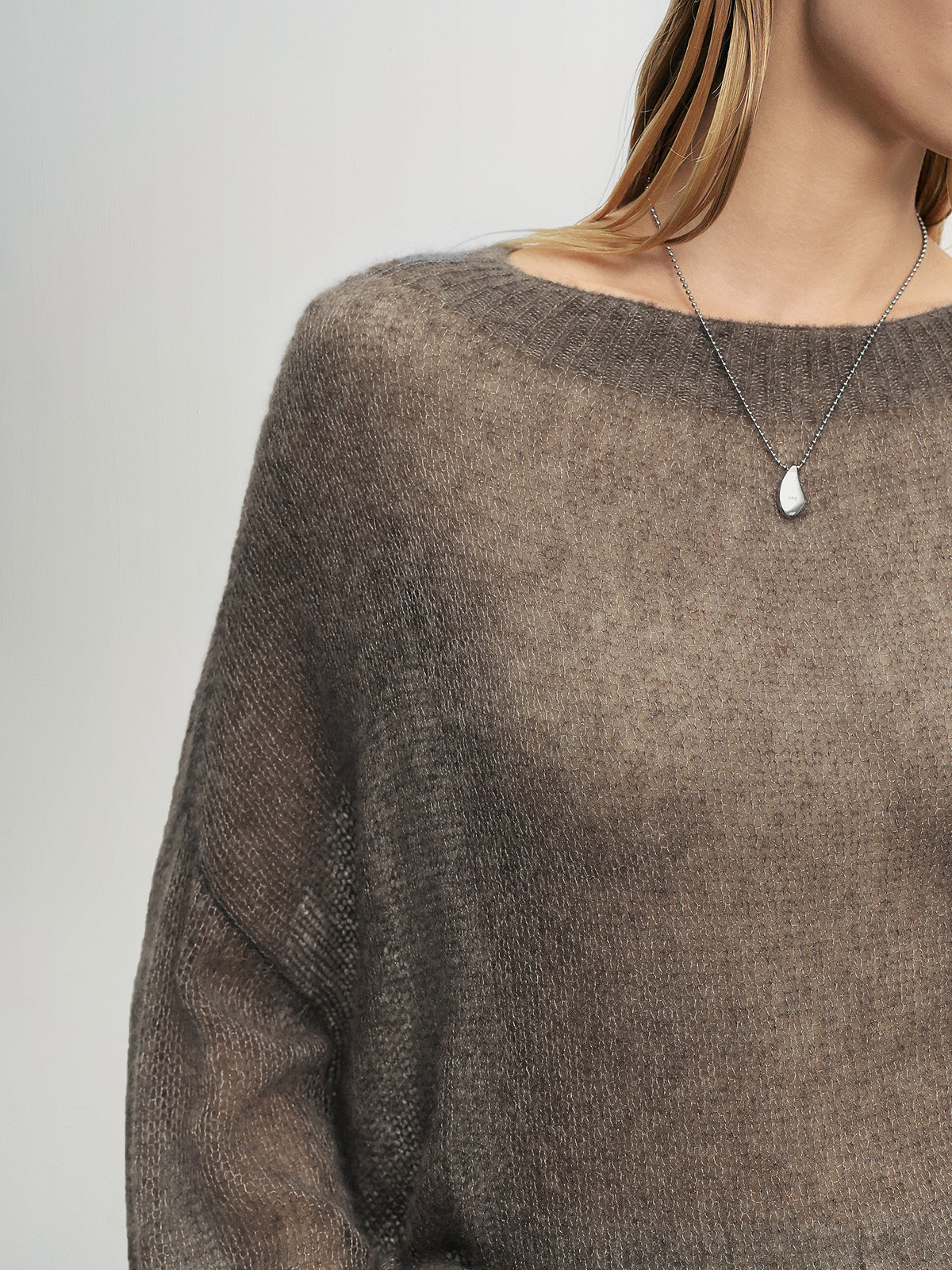 Women's Cashmere-Silk Relaxed Pullover Sweater