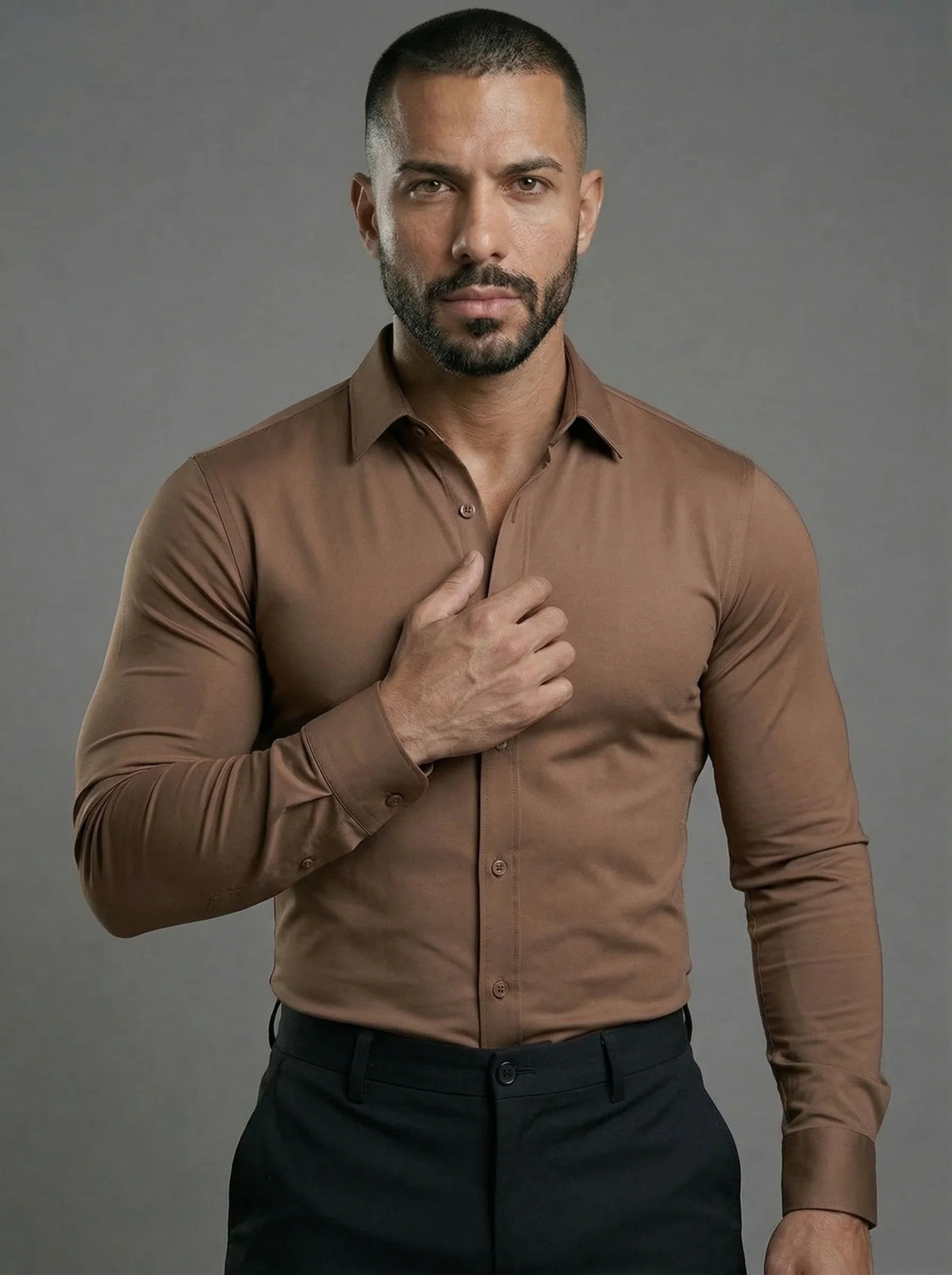 Men's Stretch Fit Dress Shirt