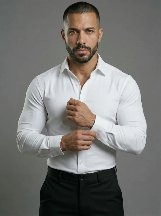 Men's Stretch Fit Dress Shirt