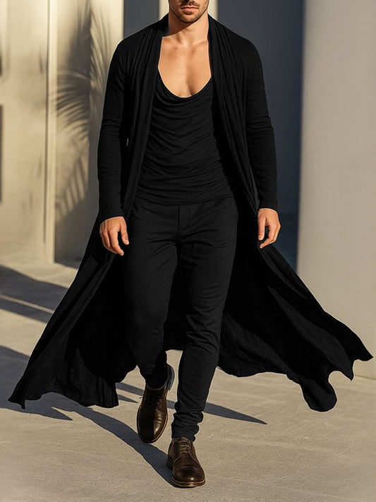 Men's Loose Fit Long Sleeve Cardigan