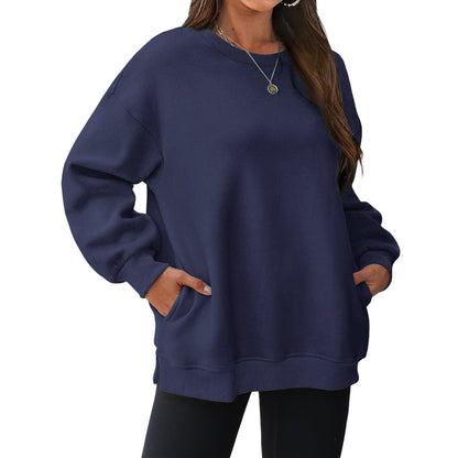 Women's Fleece-Lined Thickened Sweatshirt